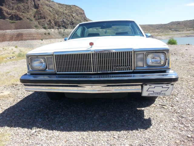 1980 Pearl white and blue Chevrolet El Camino El Camino