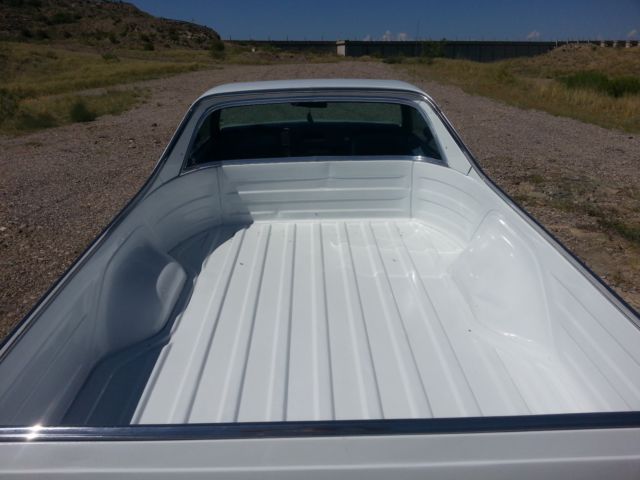 1980 Pearl white and blue Chevrolet El Camino El Camino