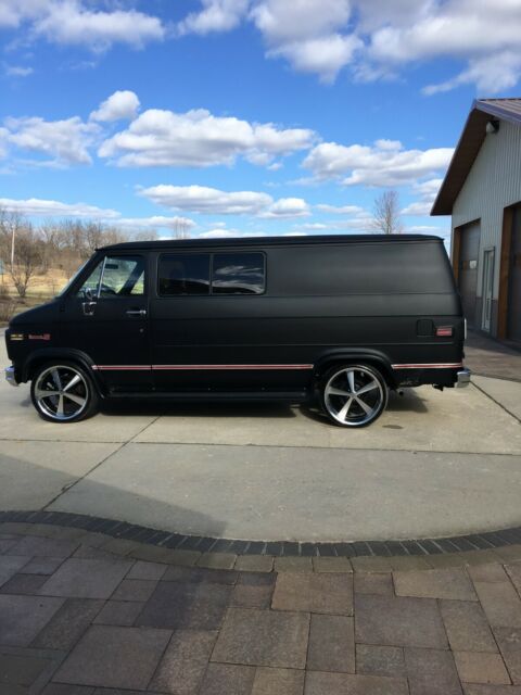 1980 Black Chevrolet G20 Van VAN