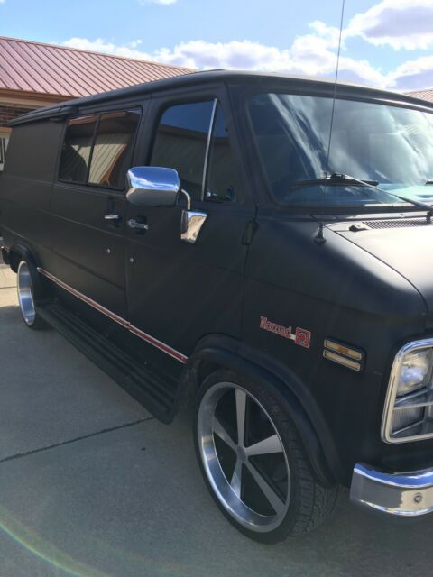 1980 Black Chevrolet G20 Van VAN