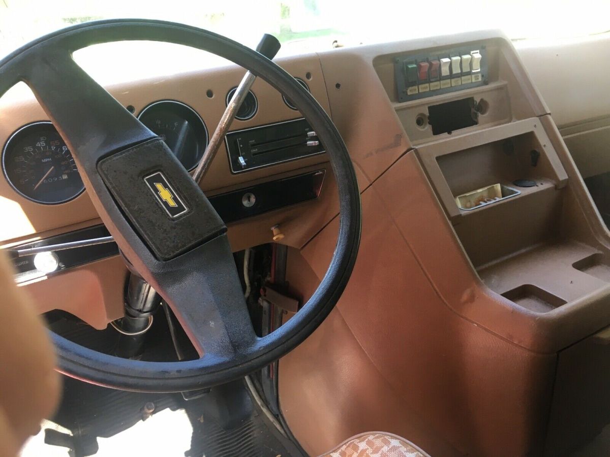 1980 Red Chevrolet G 30 Van