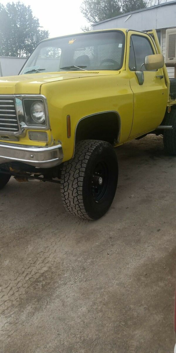 1980 Yellow Chevrolet k 1500 Pickup