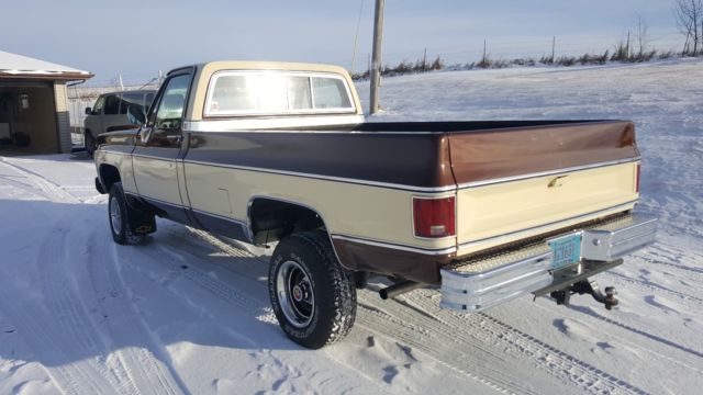 1980 Two tone brown Chevrolet Other Pickups Cab & Chassis