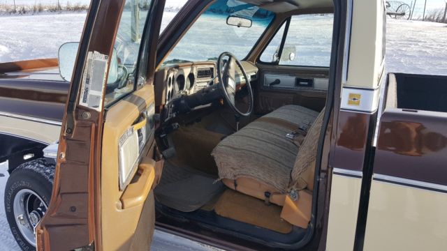 1980 Two tone brown Chevrolet Other Pickups Cab & Chassis