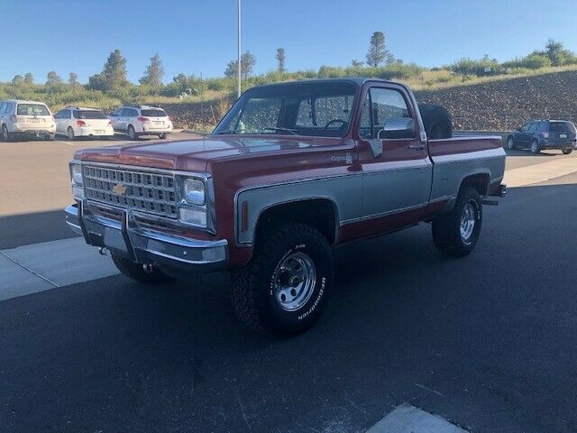 1980 Red Chevrolet C/K Pickup 1500 Cab & Chassis