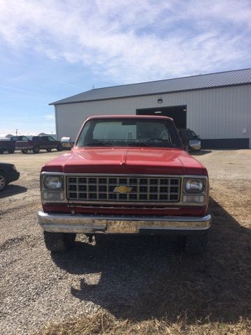 1980 Red Chevrolet C/K Pickup 2500 Regular cab pickup