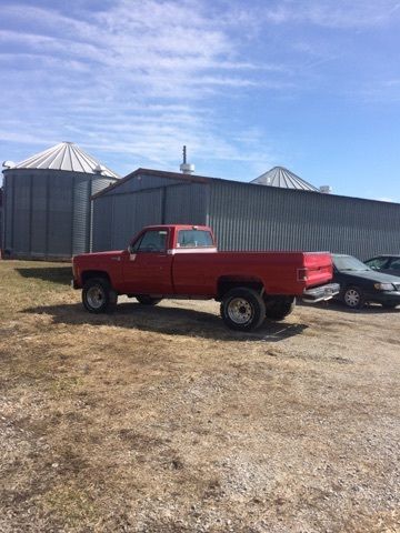 1980 Red Chevrolet C/K Pickup 2500 Regular cab pickup
