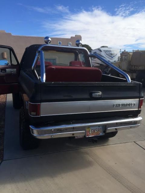 1980 Black Chevrolet Blazer