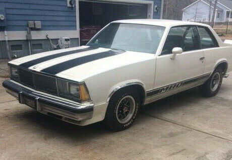 1980 White Chevrolet Malibu Coupe