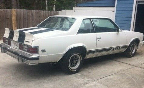 1980 White Chevrolet Malibu Coupe