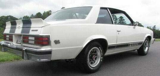 1980 White Chevrolet Malibu Coupe