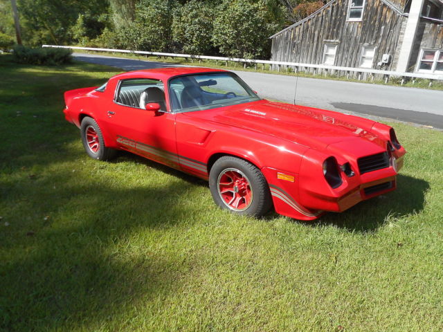 1980 Red Chevrolet Camaro