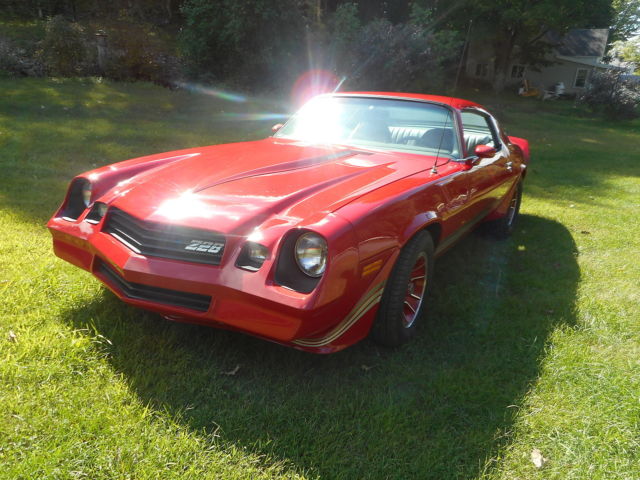 1980 Red Chevrolet Camaro