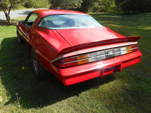 1980 Red Chevrolet Camaro