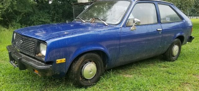 1980 Blue Chevrolet Chevelle Coupe