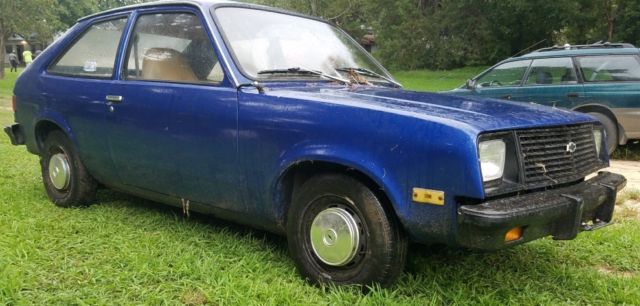 1980 Blue Chevrolet Chevelle Coupe