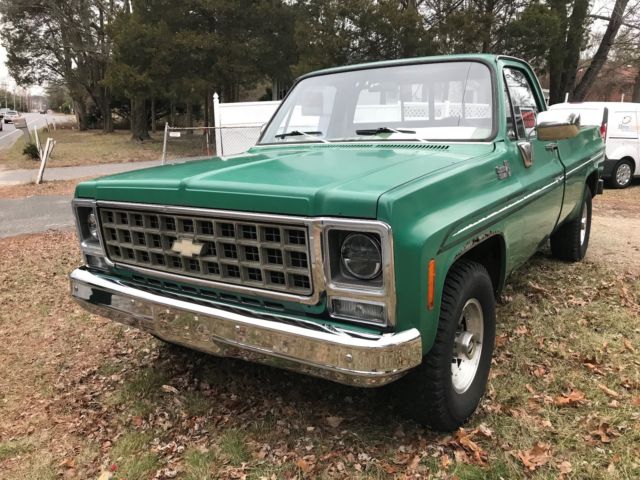 1980 Green Chevrolet C-10 Standard Cab Pickup