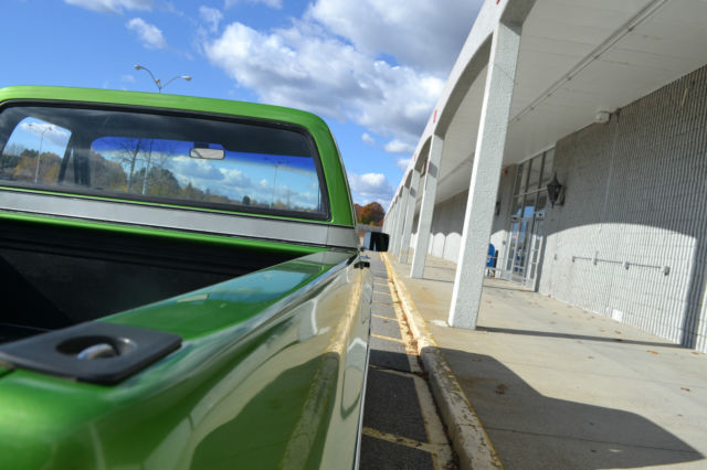 1980 Green and Whiite Chevrolet C-10 Regular Cab Short Bed