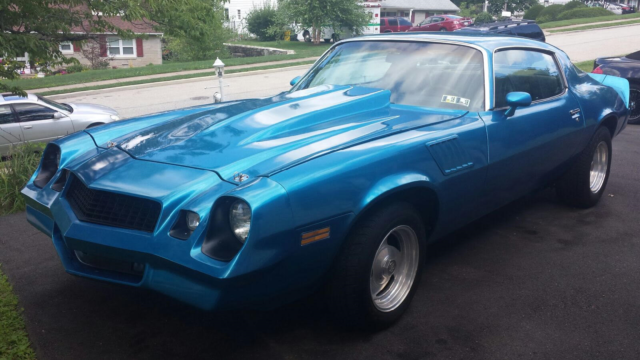 1980 Blue Chevrolet Camaro Coupe
