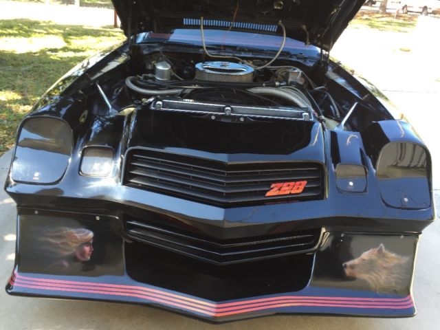 1980 Orange Chevrolet Camaro T-tops