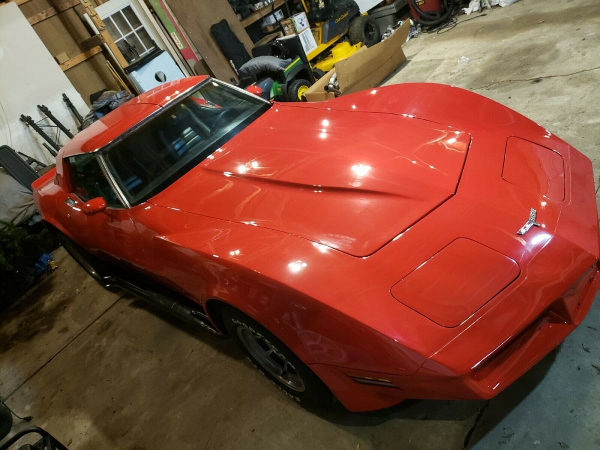 1980 Red Chevrolet Corvette Coupe