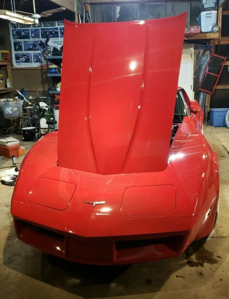 1980 Red Chevrolet Corvette Coupe