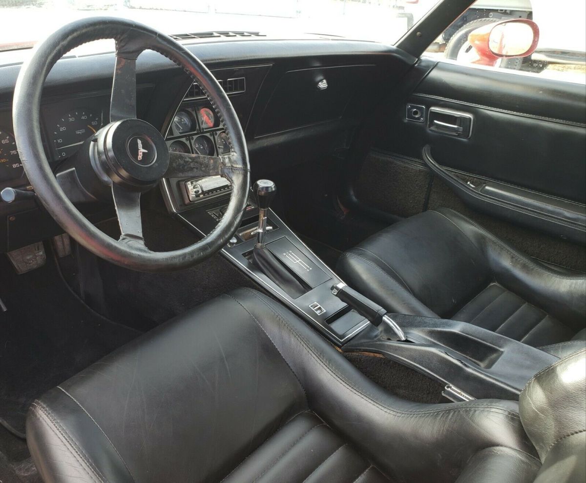 1980 Red Chevrolet Corvette Coupe