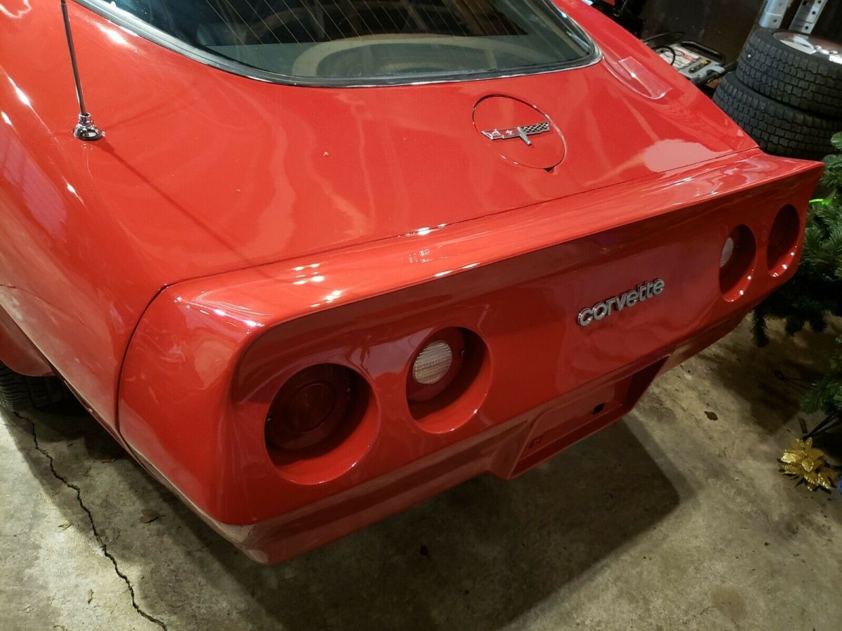 1980 Red Chevrolet Corvette Coupe