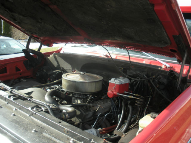 1980 CARDINAL RED Chevrolet Other Pickups Cab & Chassis
