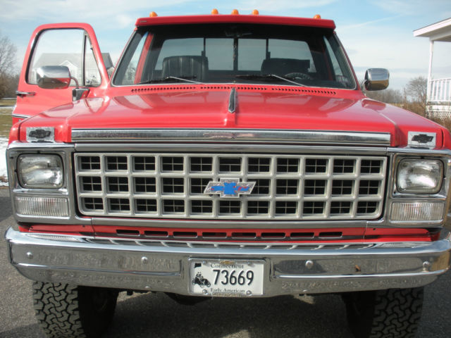 1980 CARDINAL RED Chevrolet Other Pickups Cab & Chassis