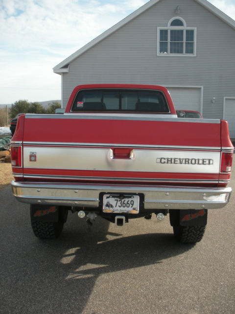 1980 CARDINAL RED Chevrolet Other Pickups Cab & Chassis
