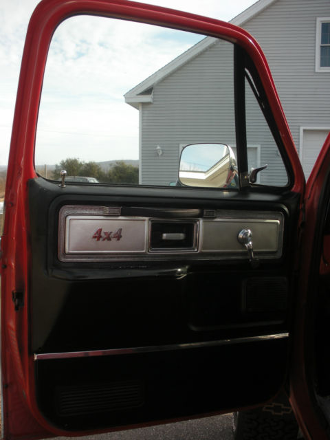 1980 CARDINAL RED Chevrolet Other Pickups Cab & Chassis