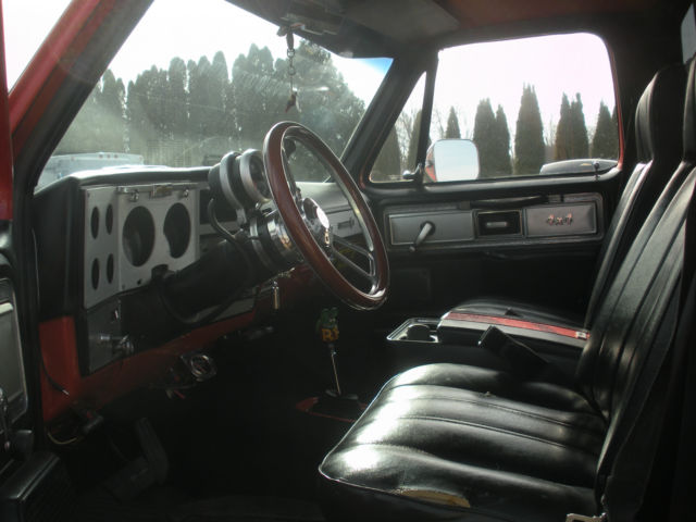 1980 CARDINAL RED Chevrolet Other Pickups Cab & Chassis