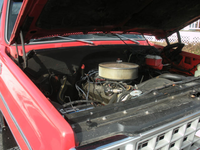 1980 CARDINAL RED Chevrolet Other Pickups Cab & Chassis