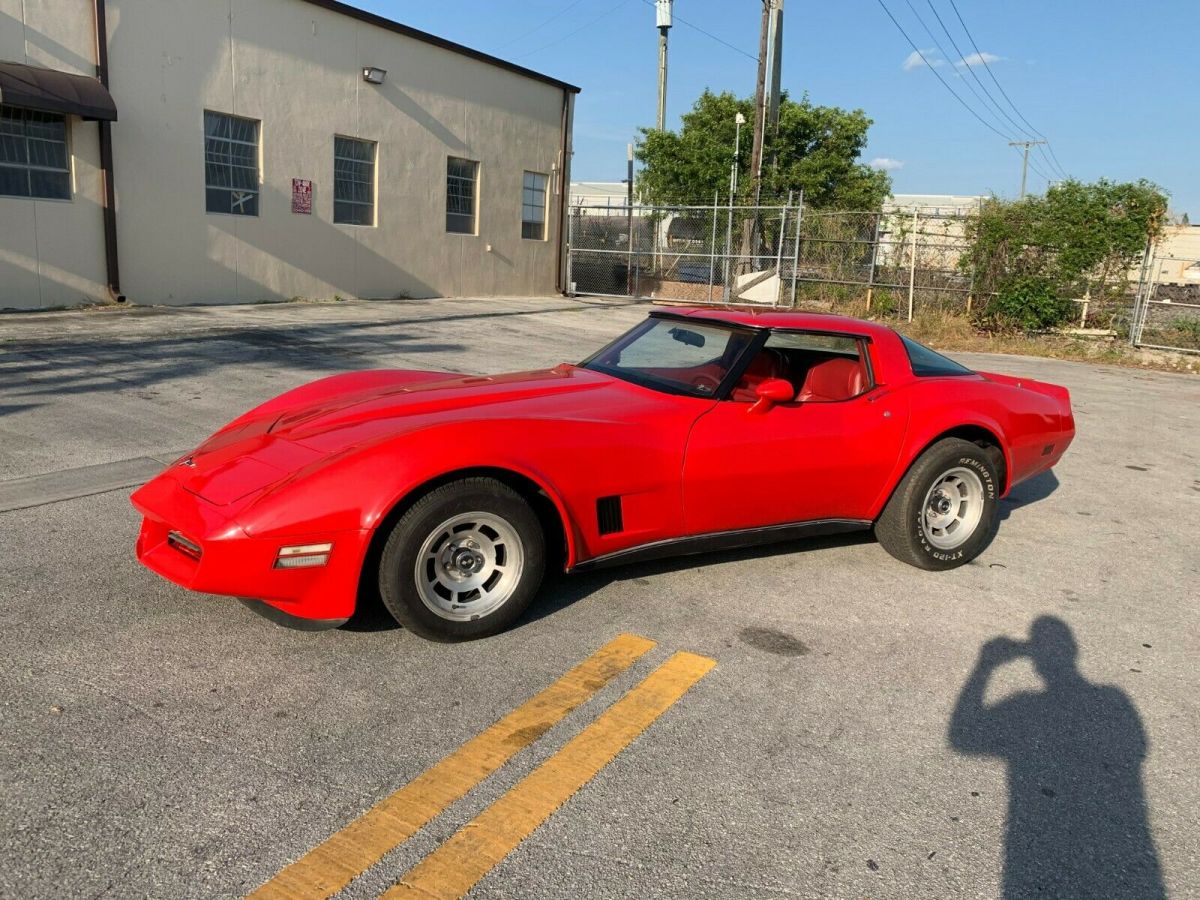 1980 Red Chevrolet Corvette