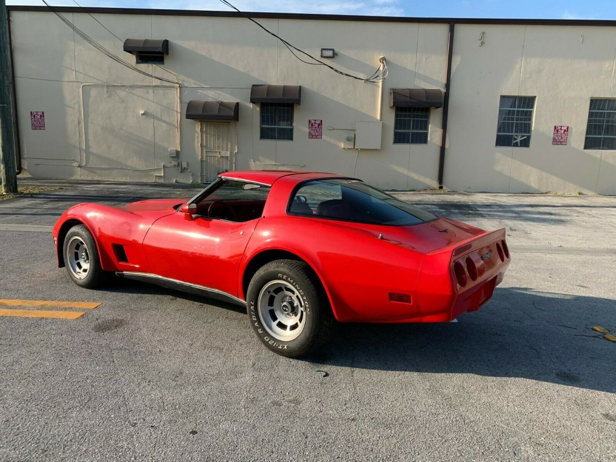 1980 Red Chevrolet Corvette
