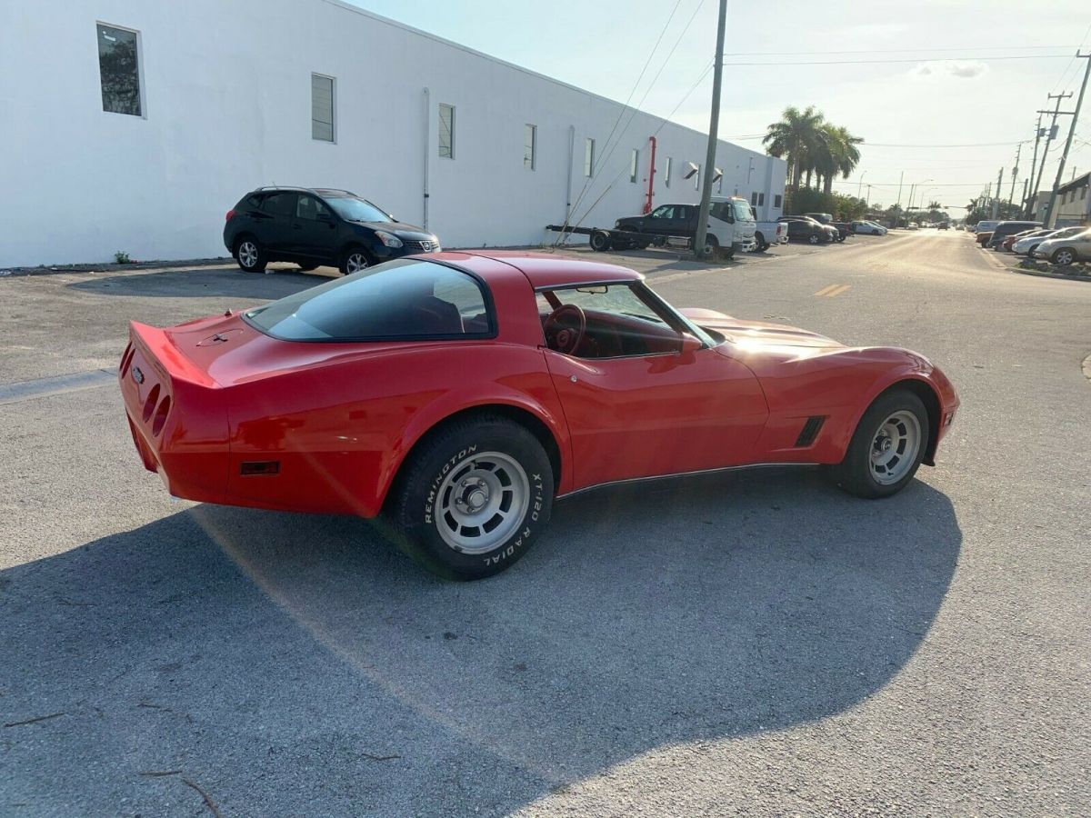 1980 Red Chevrolet Corvette