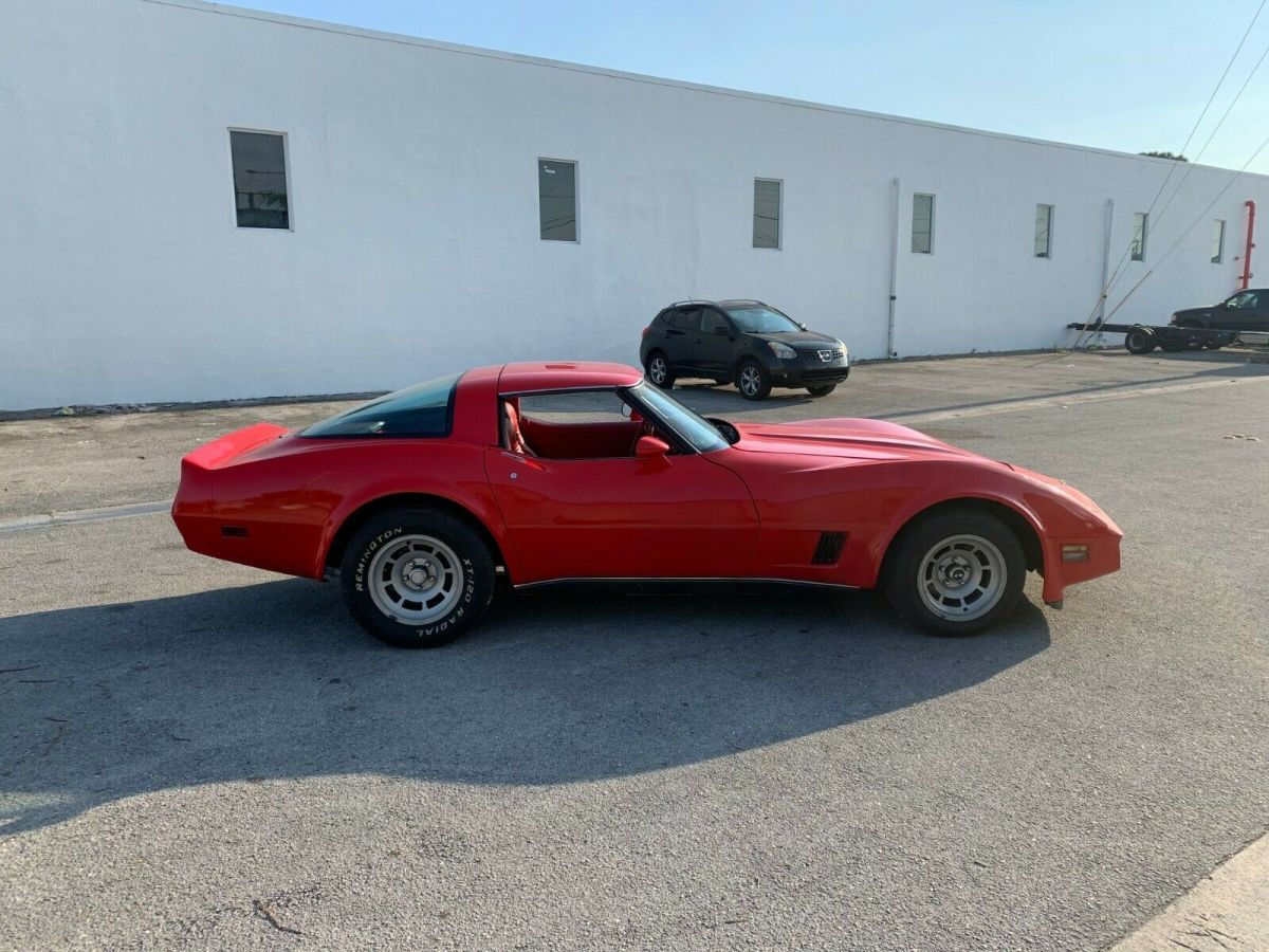 1980 Red Chevrolet Corvette