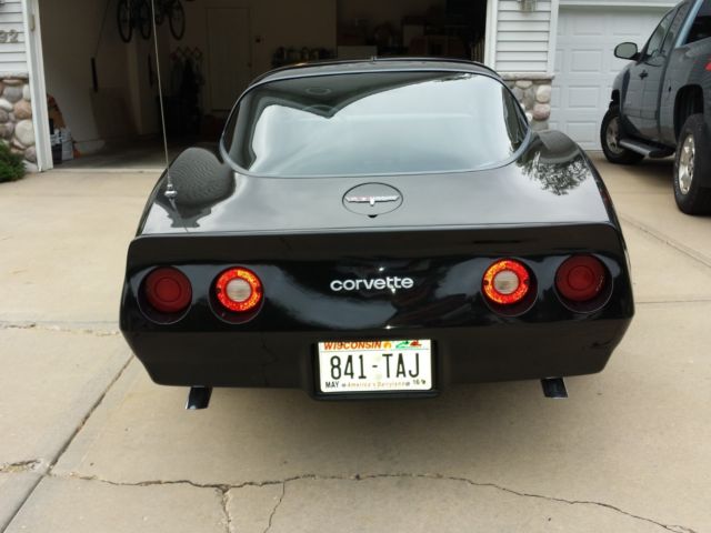 1980 Black Chevrolet Corvette Coupe