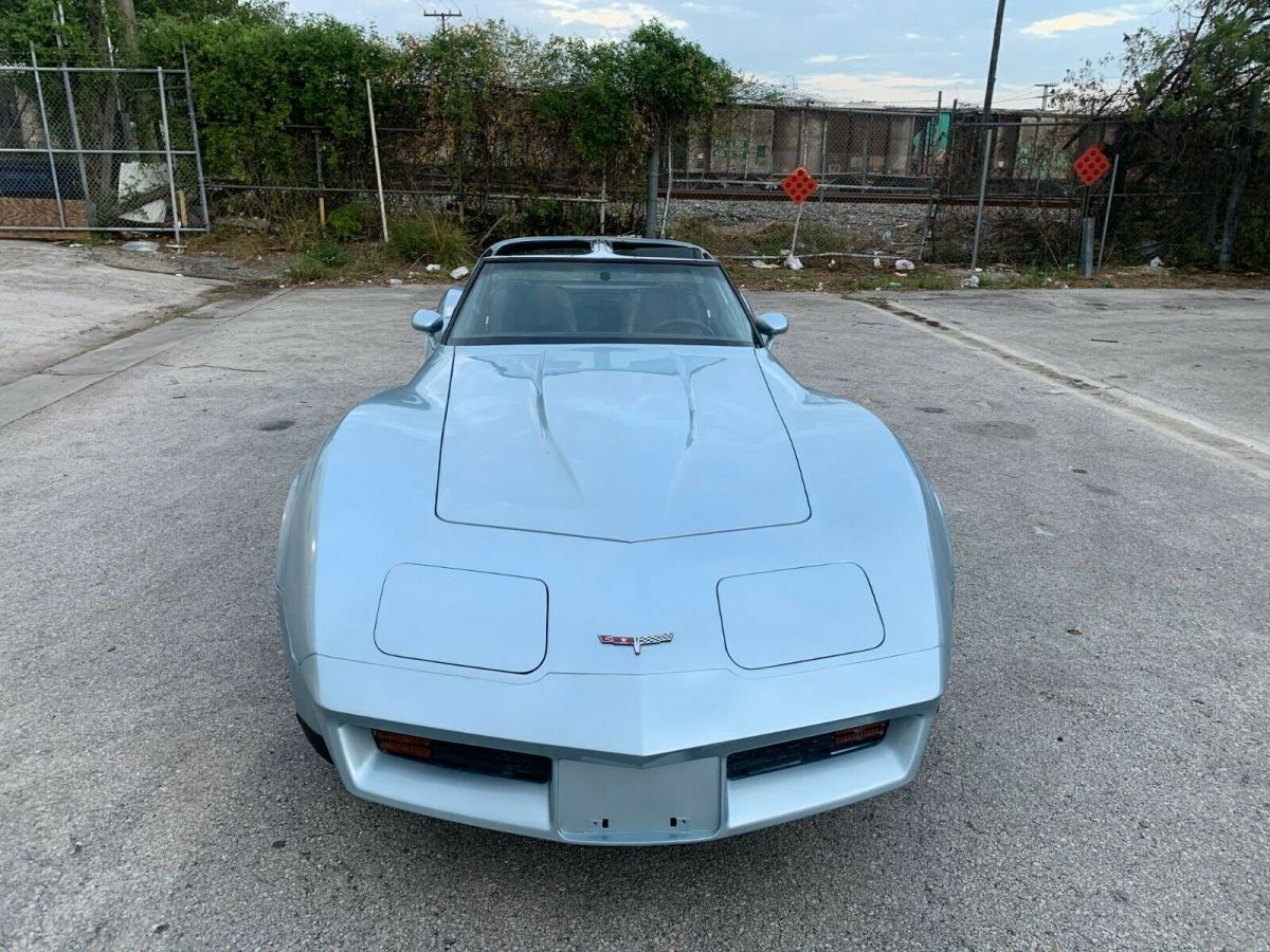 1980 Blue Chevrolet Corvette