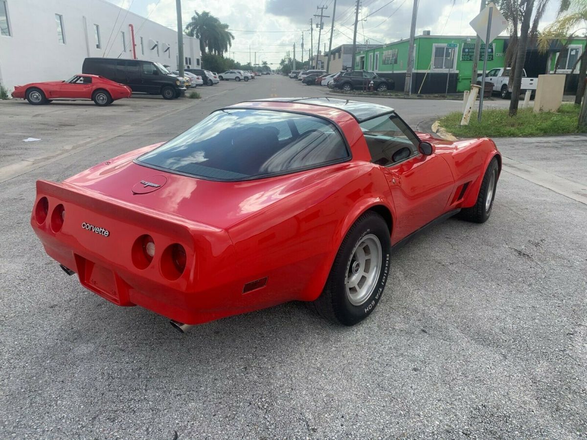 1980 Red Chevrolet Corvette