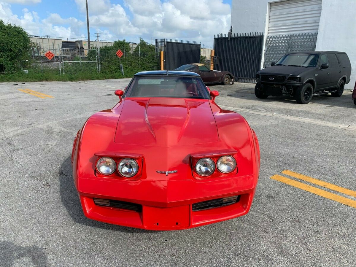 1980 Red Chevrolet Corvette