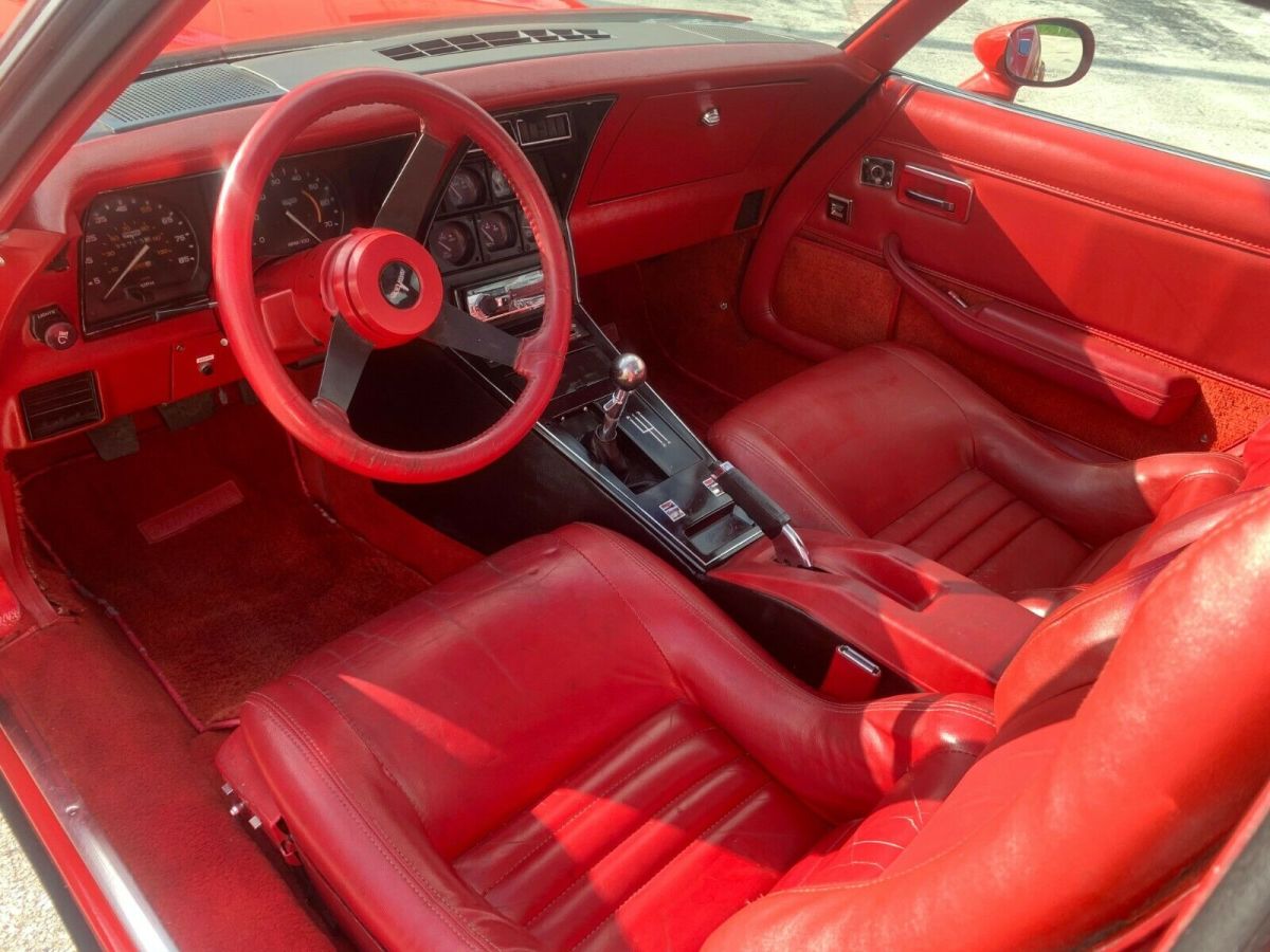 1980 Red Chevrolet Corvette