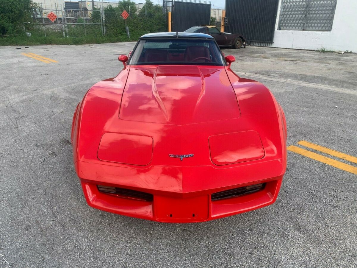 1980 Red Chevrolet Corvette
