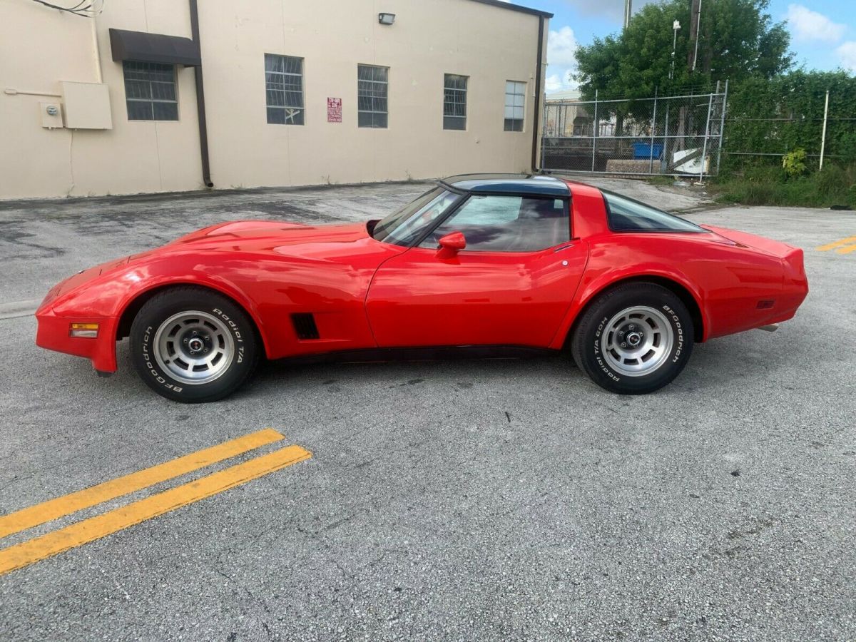1980 Red Chevrolet Corvette