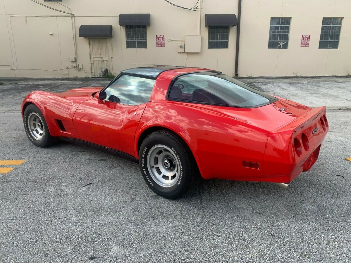 1980 Red Chevrolet Corvette