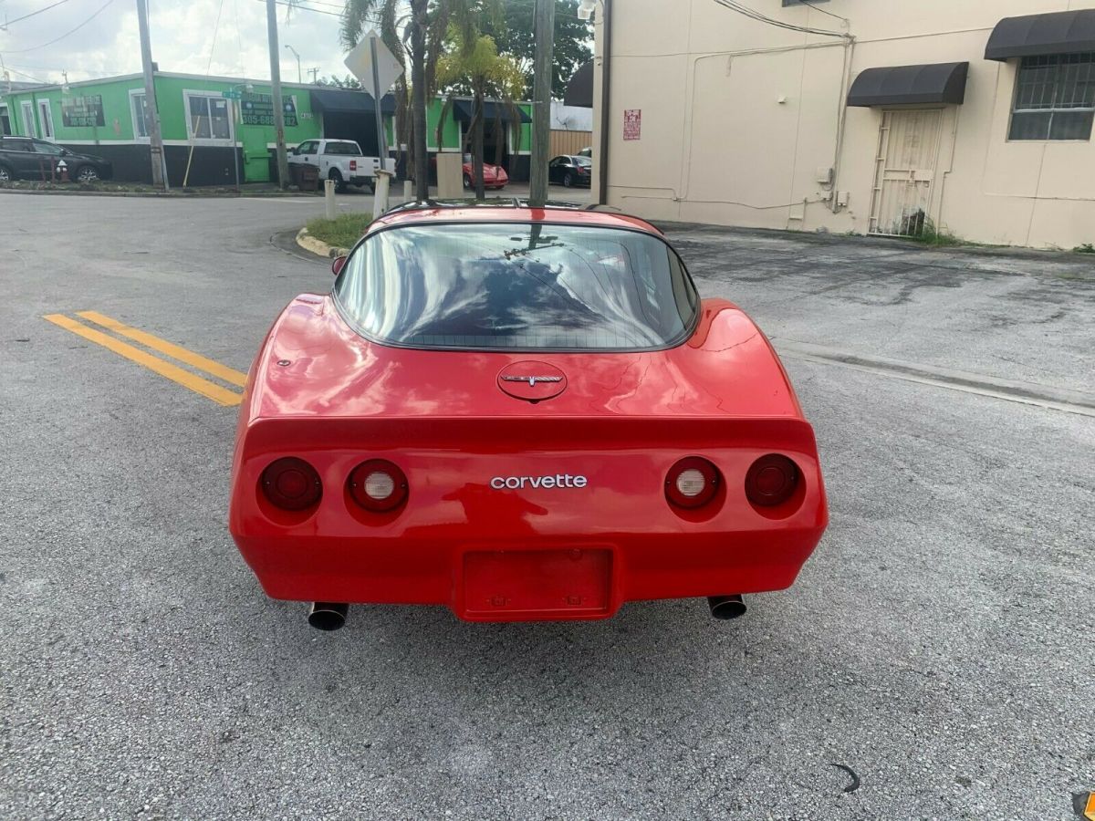 1980 Red Chevrolet Corvette