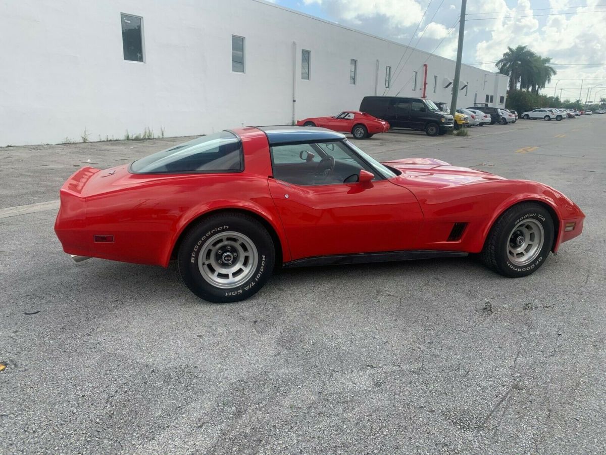 1980 Red Chevrolet Corvette