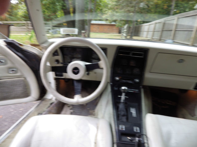 1980 White Chevrolet Corvette