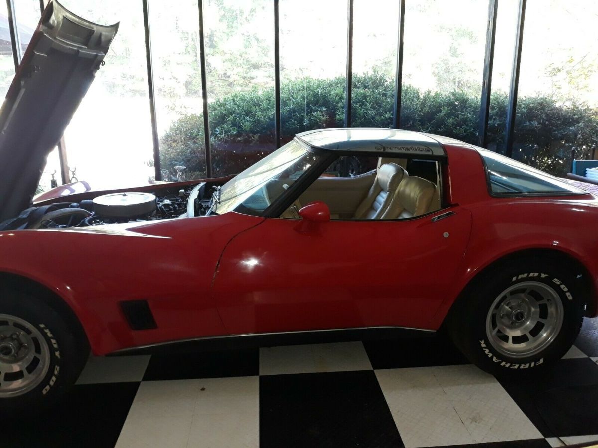 1980 Red Chevrolet Corvette